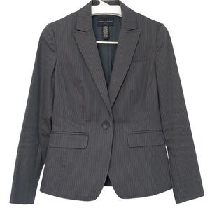 😊Banana Republic Sz6 Striped Business Casual Blazer